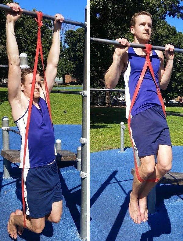 Dave Mace demonstrates band assisted pull-ups