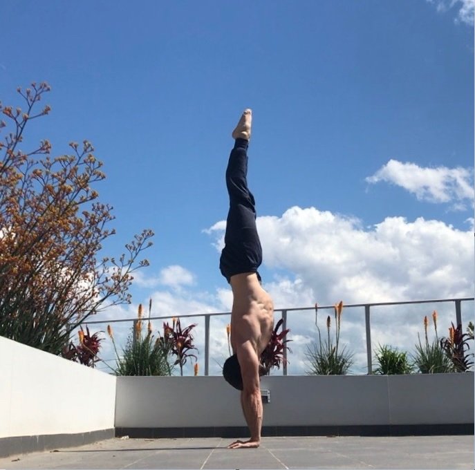 MPC Coach in Sydney performing a straight handstand