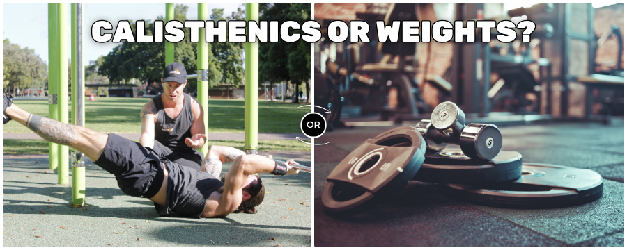 calisthenics or weights header